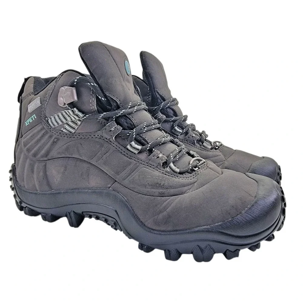 XPETI Thermator 6‎ Boots Women's Sz 8.5 High-Top Waterproof Outdoor Hiking Black